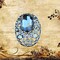 Oval Gunmetal Gothic Crystal Brooch with AB Rhinestones for Vintage Costume Jewelry